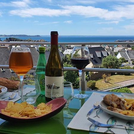 Appartement Bretagne Vue Mer Exceptionnelle Sur Les Hauts D'Erquy Au Calme ! Et Au Pied Du Gr34 Exteriör bild