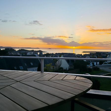 Appartement Bretagne Vue Mer Exceptionnelle Sur Les Hauts D'Erquy Au Calme ! Et Au Pied Du Gr34 Exteriör bild