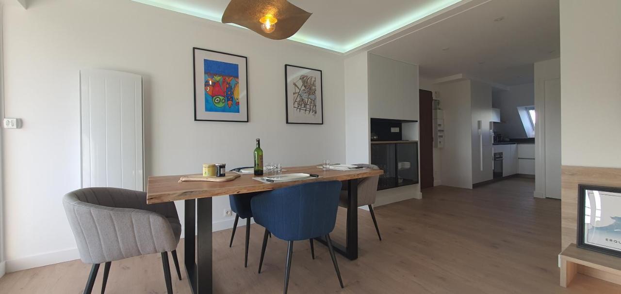 Appartement Bretagne Vue Mer Exceptionnelle Sur Les Hauts D'Erquy Au Calme ! Et Au Pied Du Gr34 Exteriör bild