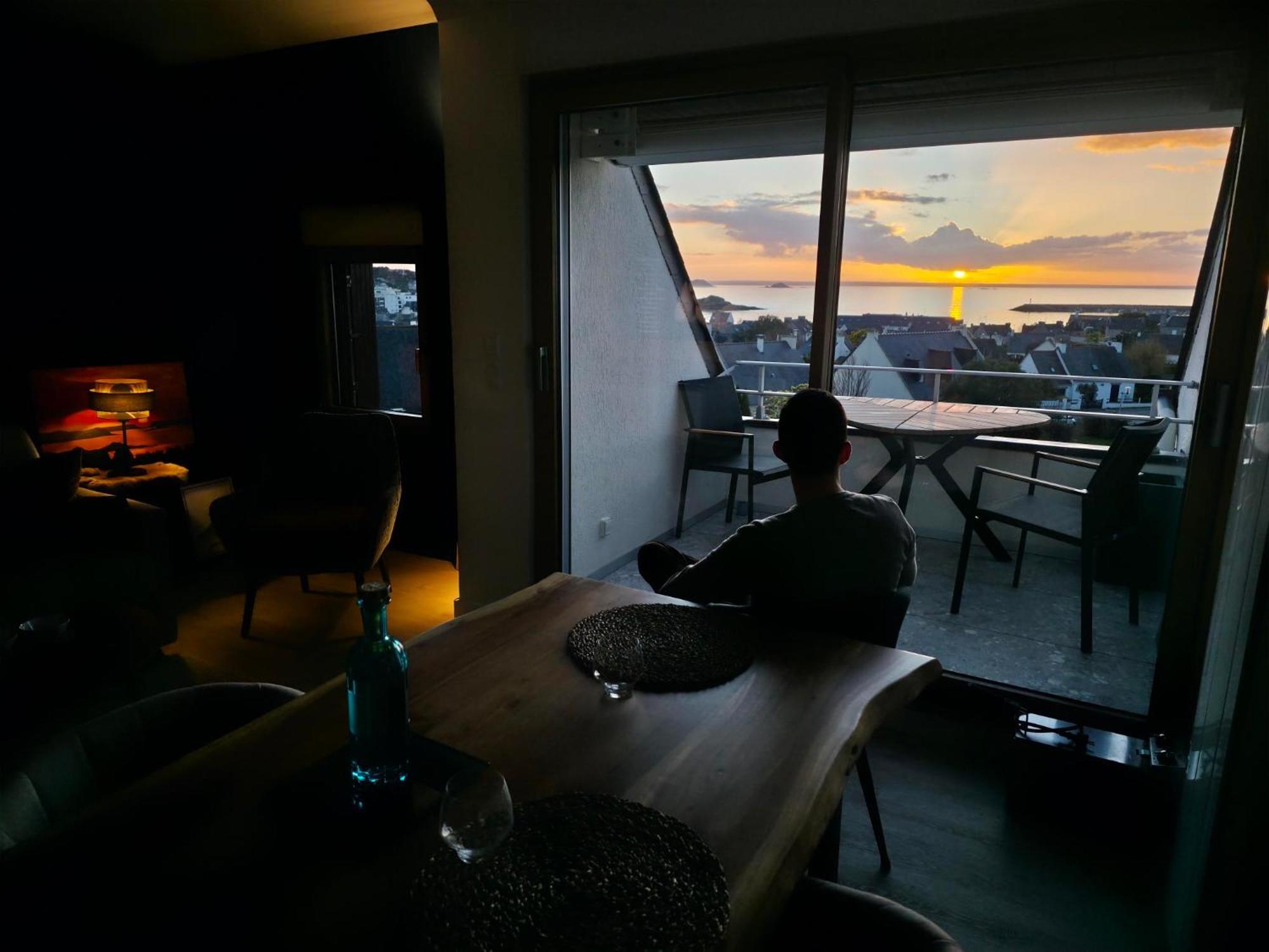 Appartement Bretagne Vue Mer Exceptionnelle Sur Les Hauts D'Erquy Au Calme ! Et Au Pied Du Gr34 Exteriör bild